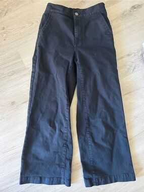 Oak & Fort Black wide leg jeans